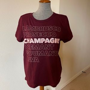 J. Crew Champagne sequin tee NWT